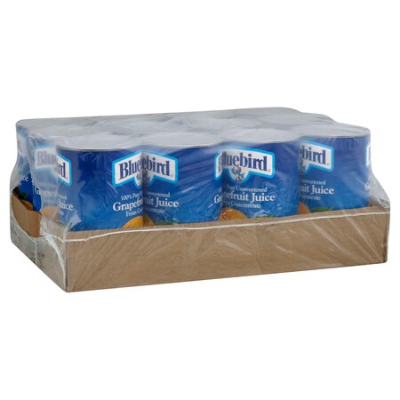 Bluebird Bluebird From Concentrate Shelf Stable White Grapefruit Juice, PK12 005350013071
